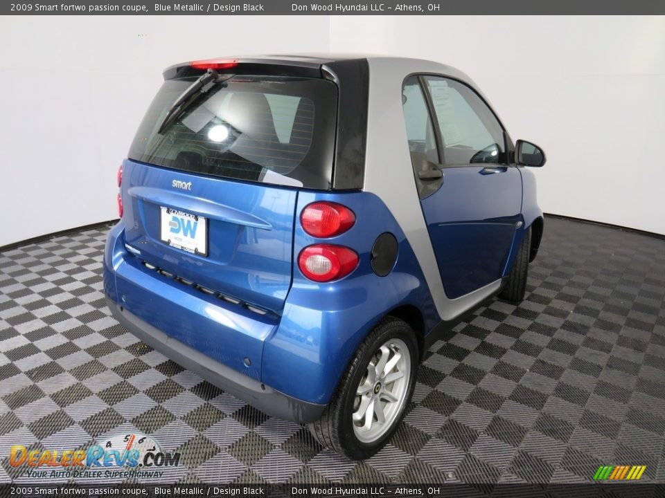 2009 Smart fortwo passion coupe Blue Metallic / Design Black Photo #18