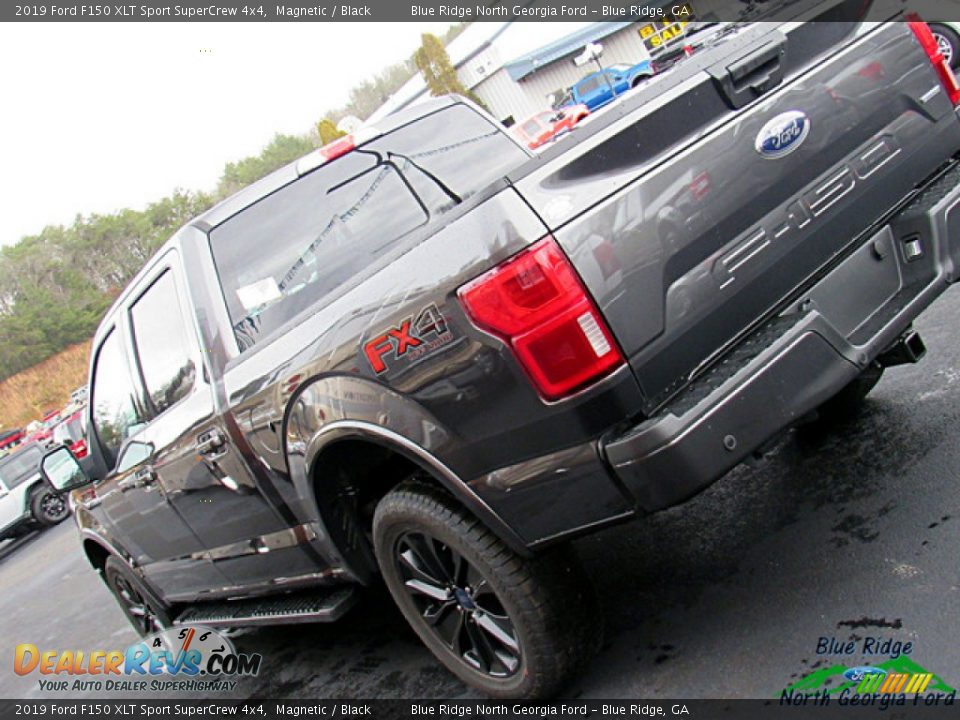 2019 Ford F150 XLT Sport SuperCrew 4x4 Magnetic / Black Photo #36