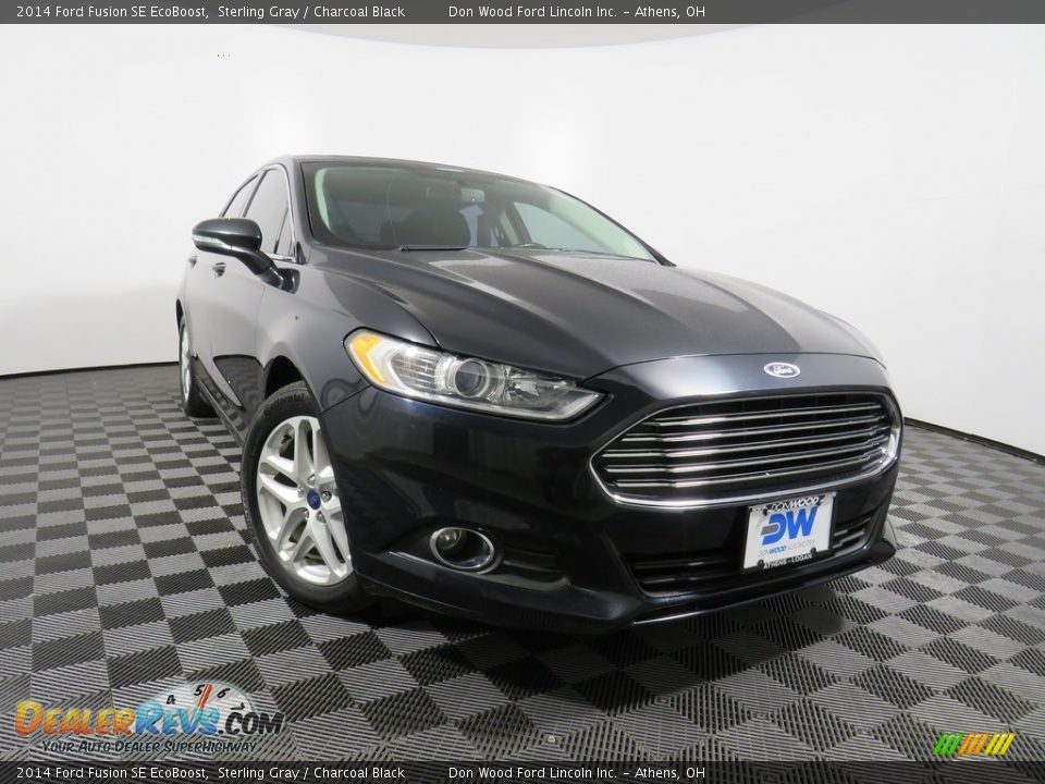 2014 Ford Fusion SE EcoBoost Sterling Gray / Charcoal Black Photo #2