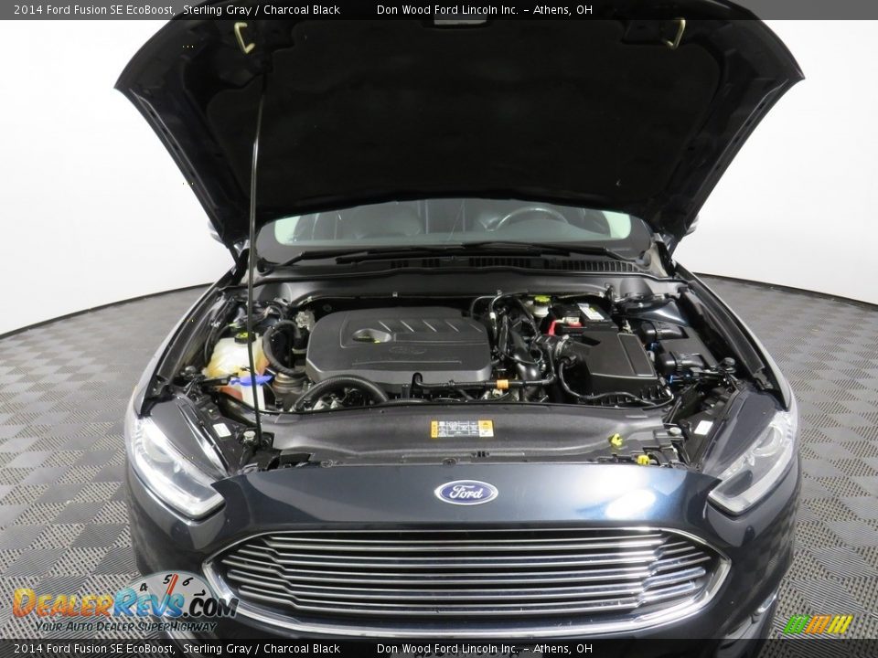 2014 Ford Fusion SE EcoBoost Sterling Gray / Charcoal Black Photo #8