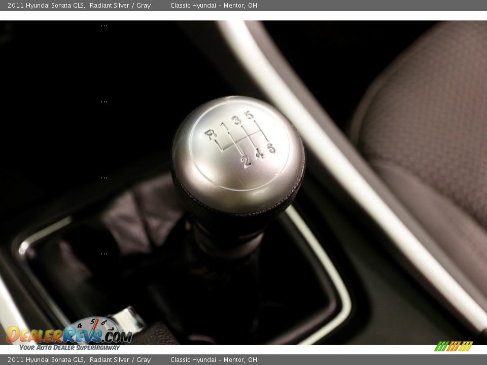 2011 Hyundai Sonata GLS Radiant Silver / Gray Photo #12