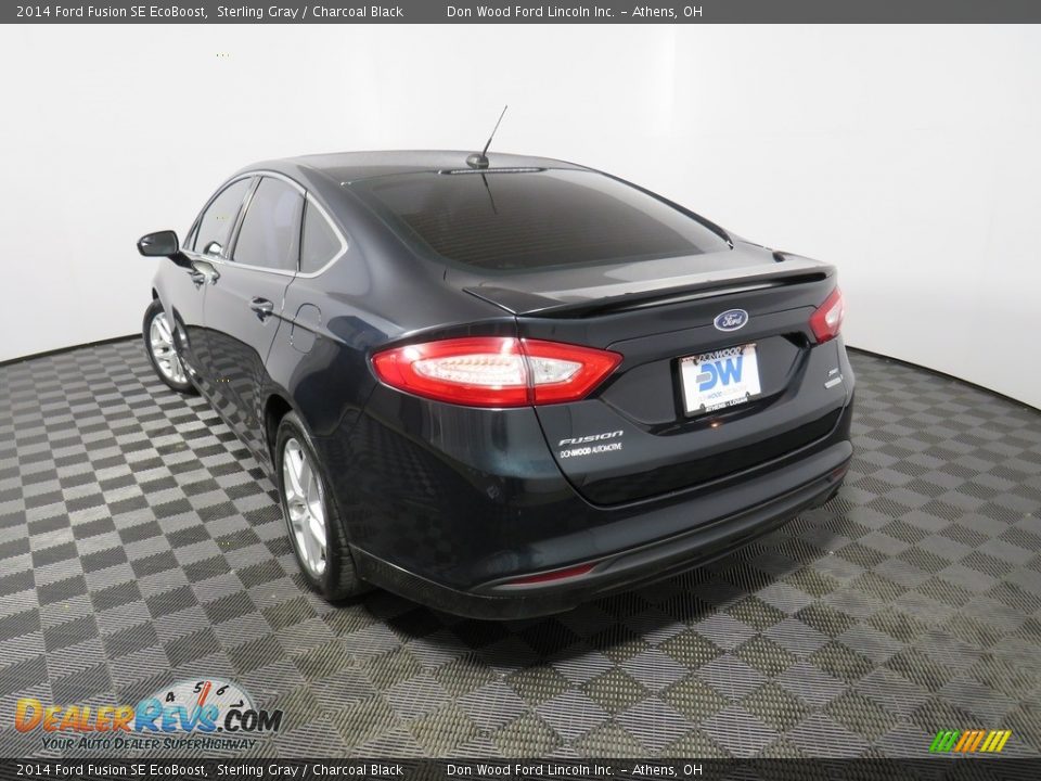 2014 Ford Fusion SE EcoBoost Sterling Gray / Charcoal Black Photo #15