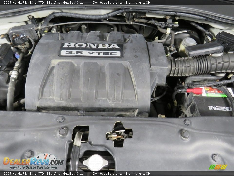 2005 Honda Pilot EX-L 4WD Billet Silver Metallic / Gray Photo #8