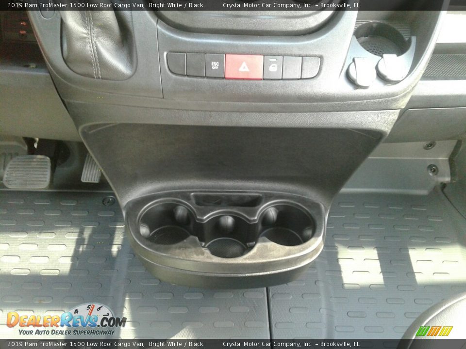 2019 Ram ProMaster 1500 Low Roof Cargo Van Bright White / Black Photo #16