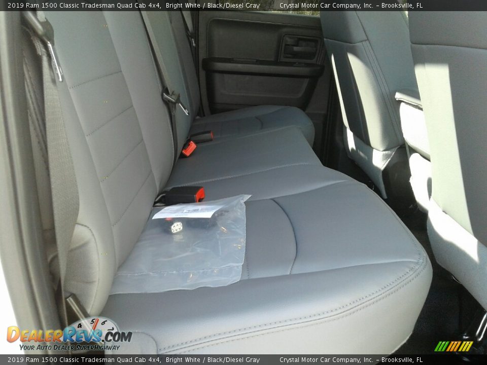 2019 Ram 1500 Classic Tradesman Quad Cab 4x4 Bright White / Black/Diesel Gray Photo #11