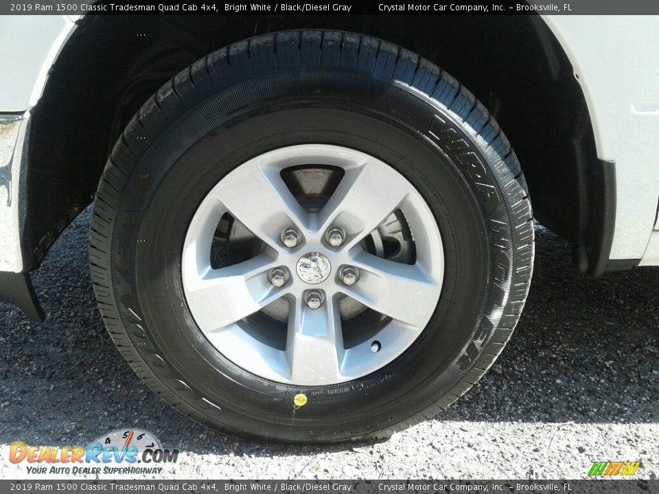 2019 Ram 1500 Classic Tradesman Quad Cab 4x4 Bright White / Black/Diesel Gray Photo #20