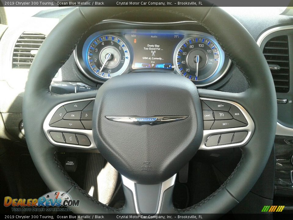 2019 Chrysler 300 Touring Ocean Blue Metallic / Black Photo #14