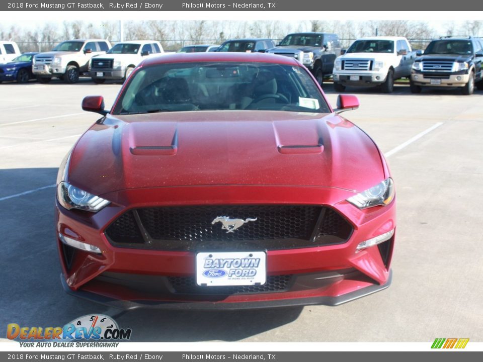 2018 Ford Mustang GT Fastback Ruby Red / Ebony Photo #2