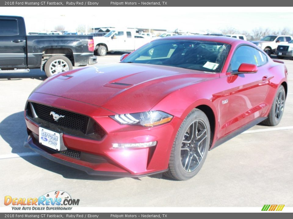 2018 Ford Mustang GT Fastback Ruby Red / Ebony Photo #3