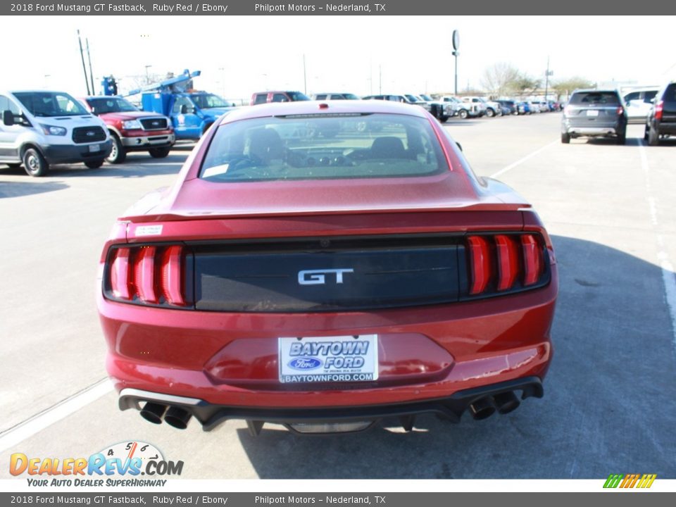 2018 Ford Mustang GT Fastback Ruby Red / Ebony Photo #8