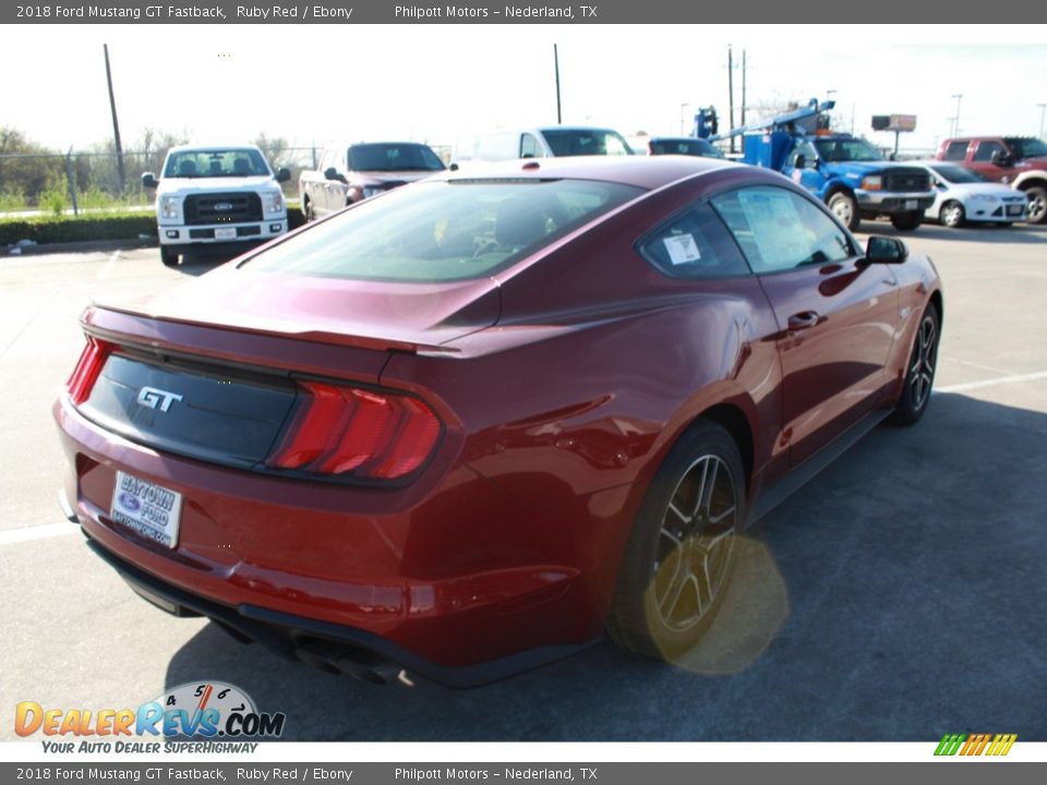 2018 Ford Mustang GT Fastback Ruby Red / Ebony Photo #9
