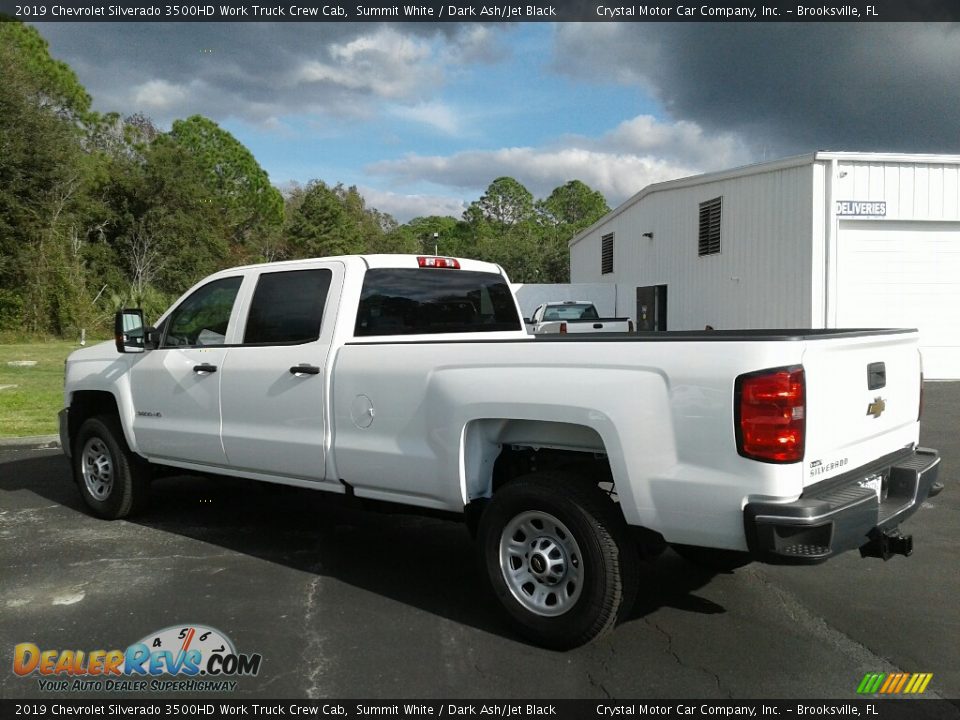 2019 Chevrolet Silverado 3500HD Work Truck Crew Cab Summit White / Dark Ash/Jet Black Photo #3