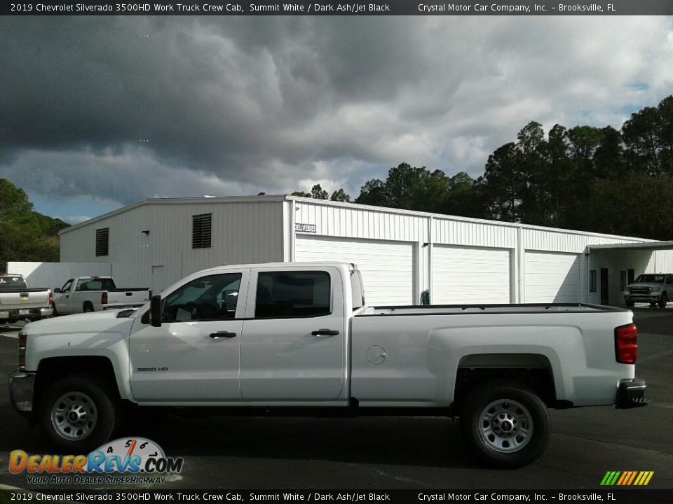 2019 Chevrolet Silverado 3500HD Work Truck Crew Cab Summit White / Dark Ash/Jet Black Photo #2