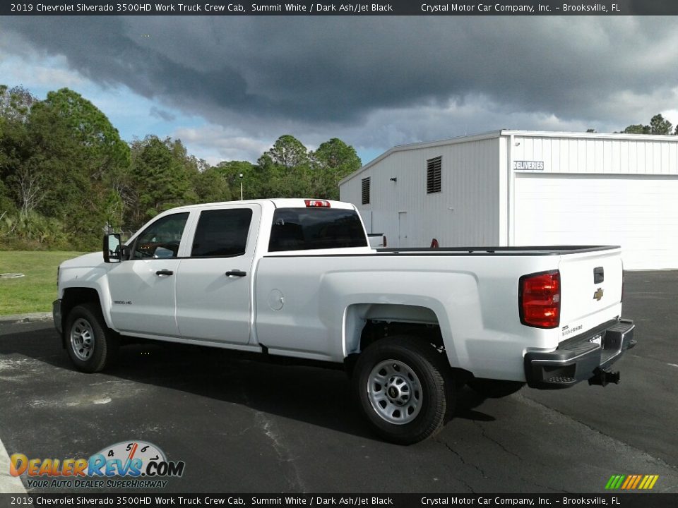 2019 Chevrolet Silverado 3500HD Work Truck Crew Cab Summit White / Dark Ash/Jet Black Photo #3