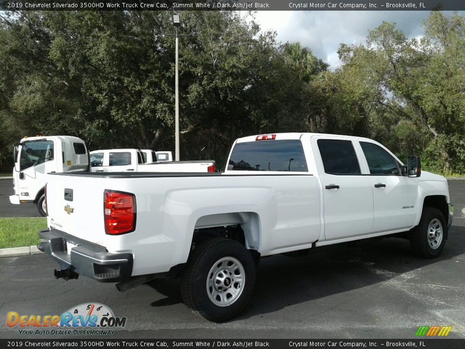 2019 Chevrolet Silverado 3500HD Work Truck Crew Cab Summit White / Dark Ash/Jet Black Photo #5