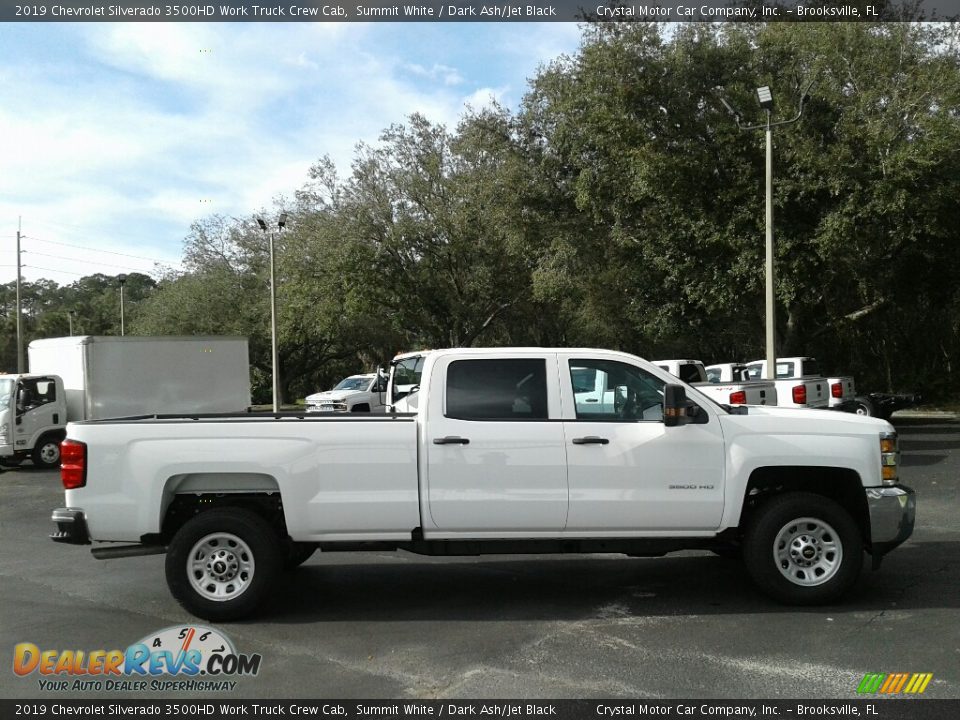 2019 Chevrolet Silverado 3500HD Work Truck Crew Cab Summit White / Dark Ash/Jet Black Photo #6