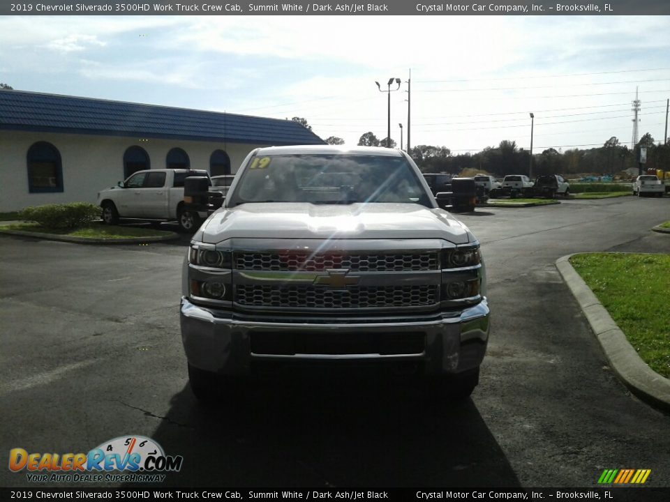 2019 Chevrolet Silverado 3500HD Work Truck Crew Cab Summit White / Dark Ash/Jet Black Photo #8