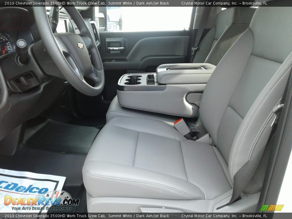 2019 Chevrolet Silverado 3500HD Work Truck Crew Cab Summit White / Dark Ash/Jet Black Photo #9