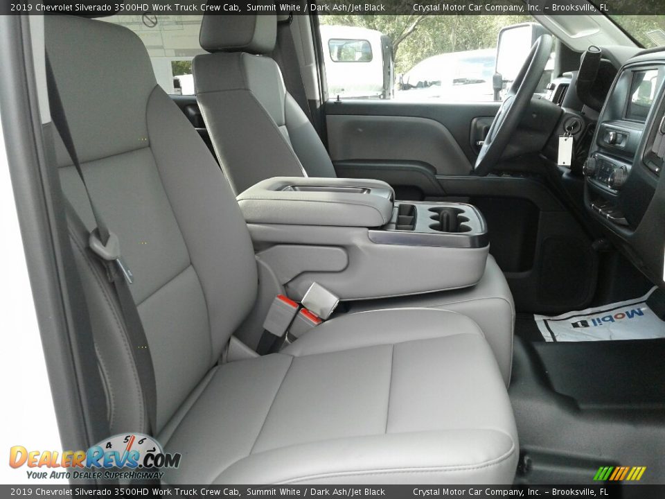 2019 Chevrolet Silverado 3500HD Work Truck Crew Cab Summit White / Dark Ash/Jet Black Photo #12