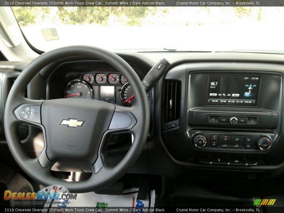 2019 Chevrolet Silverado 3500HD Work Truck Crew Cab Summit White / Dark Ash/Jet Black Photo #13