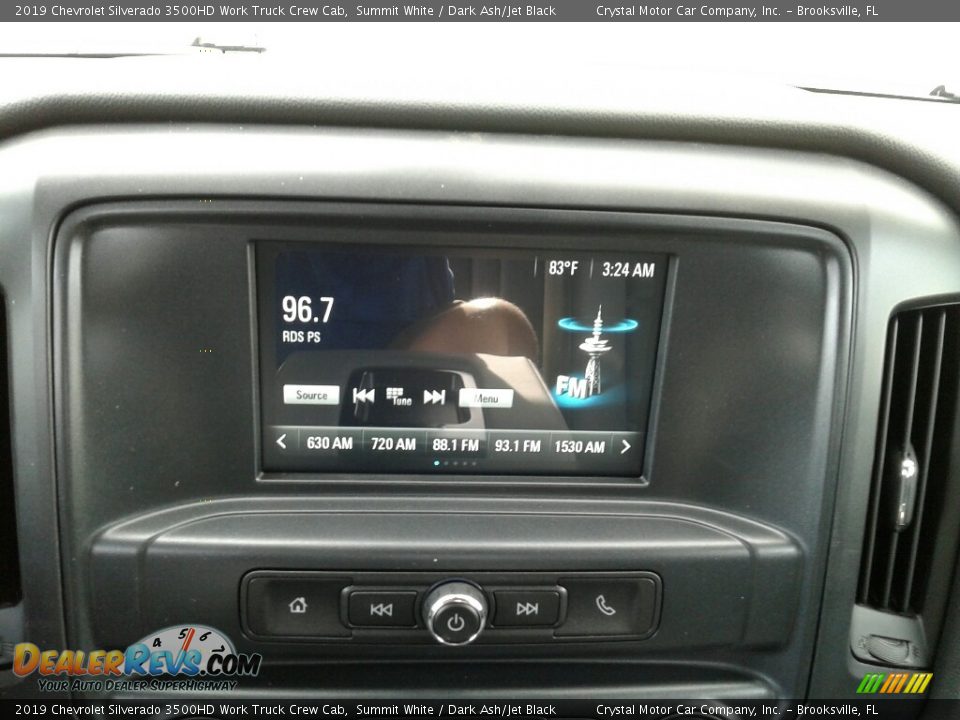 2019 Chevrolet Silverado 3500HD Work Truck Crew Cab Summit White / Dark Ash/Jet Black Photo #15