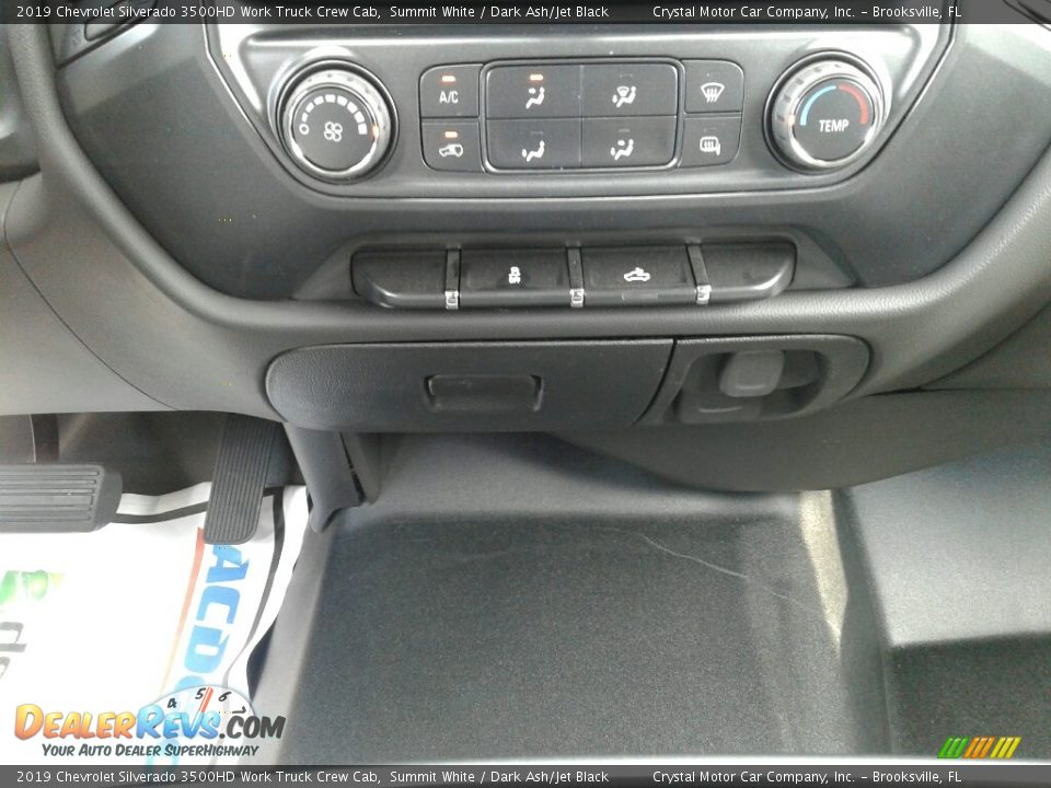 2019 Chevrolet Silverado 3500HD Work Truck Crew Cab Summit White / Dark Ash/Jet Black Photo #16