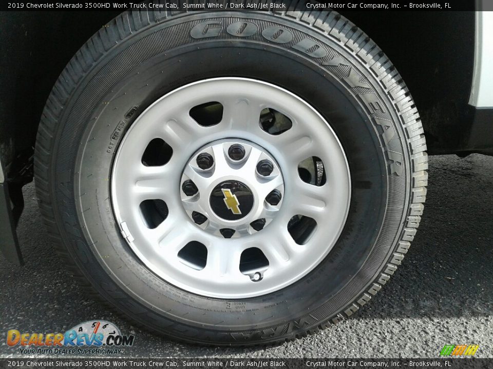2019 Chevrolet Silverado 3500HD Work Truck Crew Cab Summit White / Dark Ash/Jet Black Photo #20