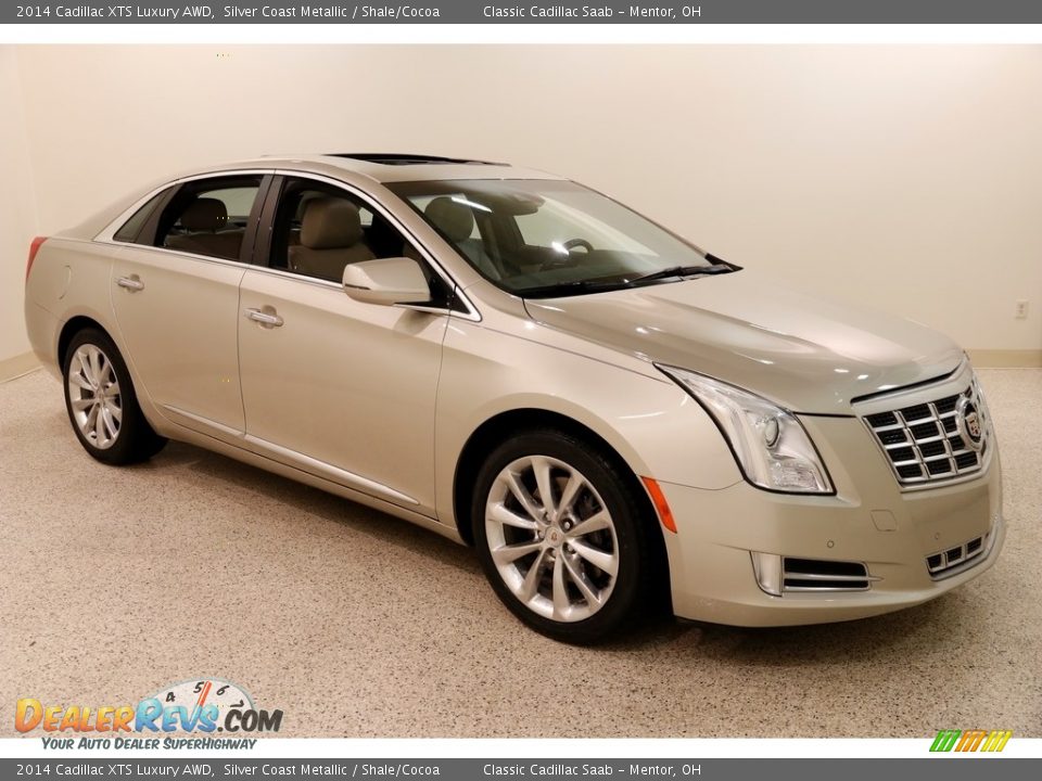 2014 Cadillac XTS Luxury AWD Silver Coast Metallic / Shale/Cocoa Photo #1