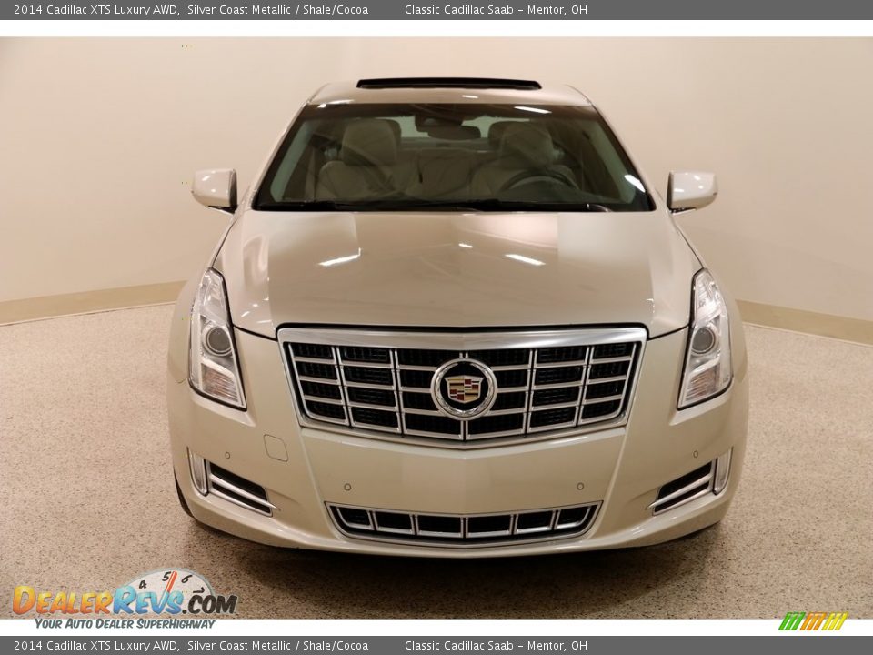 2014 Cadillac XTS Luxury AWD Silver Coast Metallic / Shale/Cocoa Photo #2