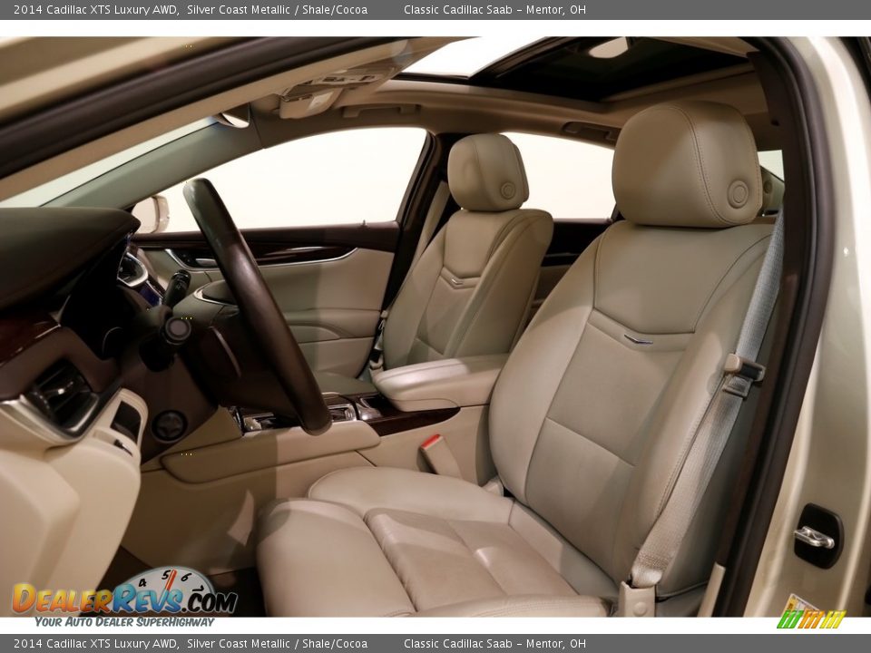 2014 Cadillac XTS Luxury AWD Silver Coast Metallic / Shale/Cocoa Photo #6
