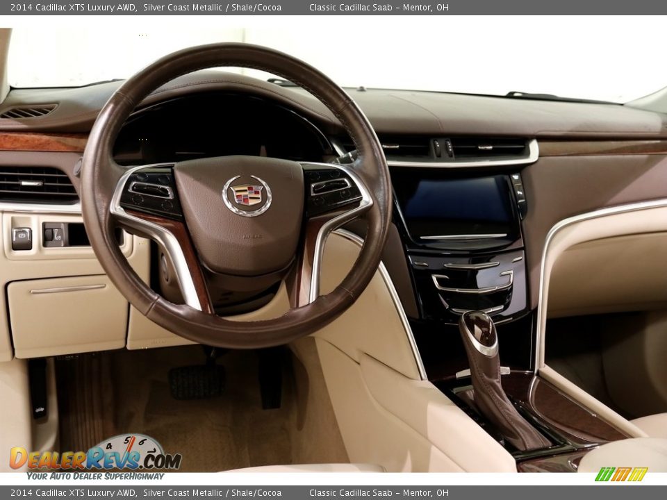2014 Cadillac XTS Luxury AWD Silver Coast Metallic / Shale/Cocoa Photo #7