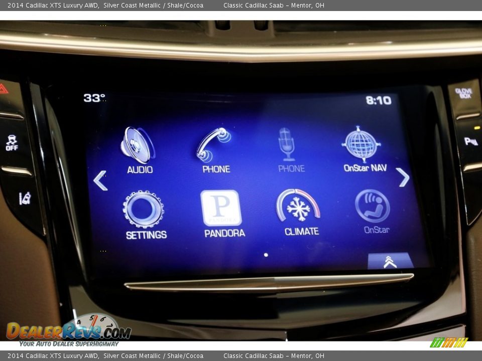 2014 Cadillac XTS Luxury AWD Silver Coast Metallic / Shale/Cocoa Photo #11