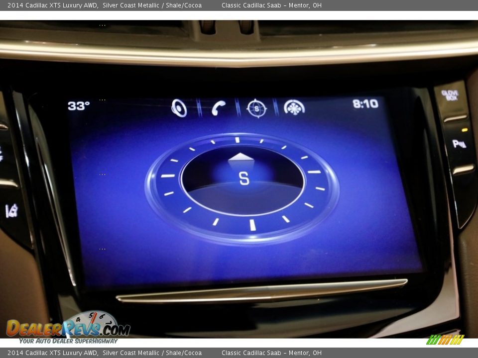 2014 Cadillac XTS Luxury AWD Silver Coast Metallic / Shale/Cocoa Photo #12