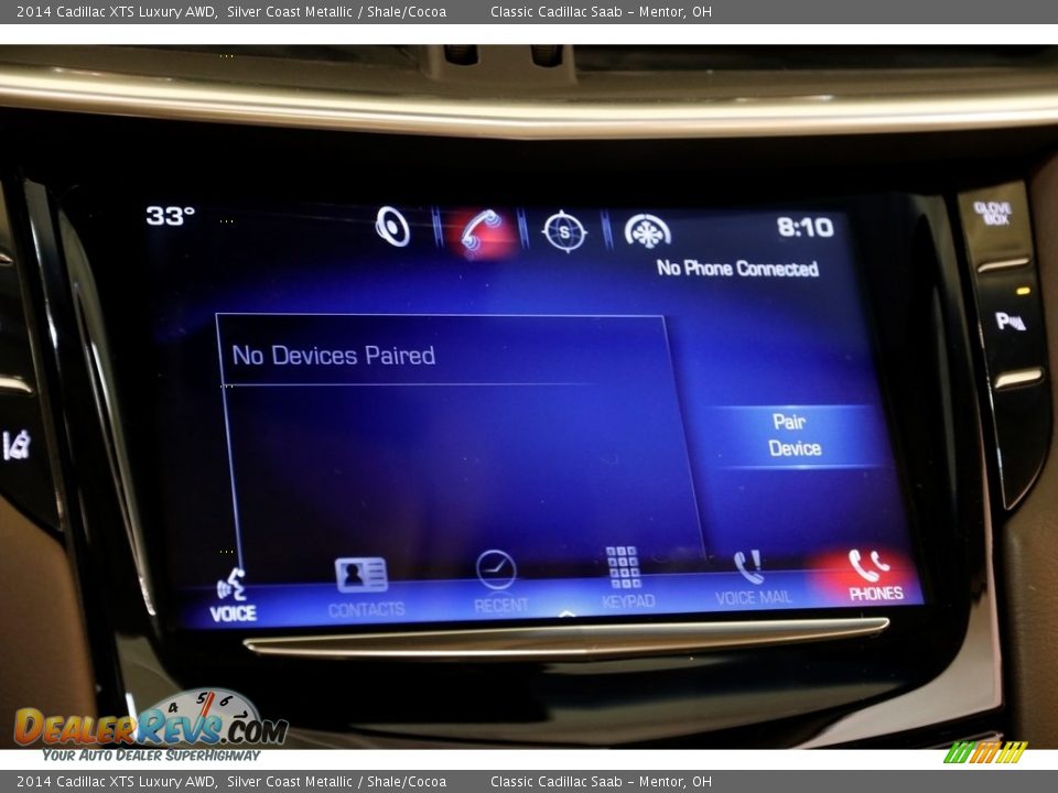 2014 Cadillac XTS Luxury AWD Silver Coast Metallic / Shale/Cocoa Photo #13