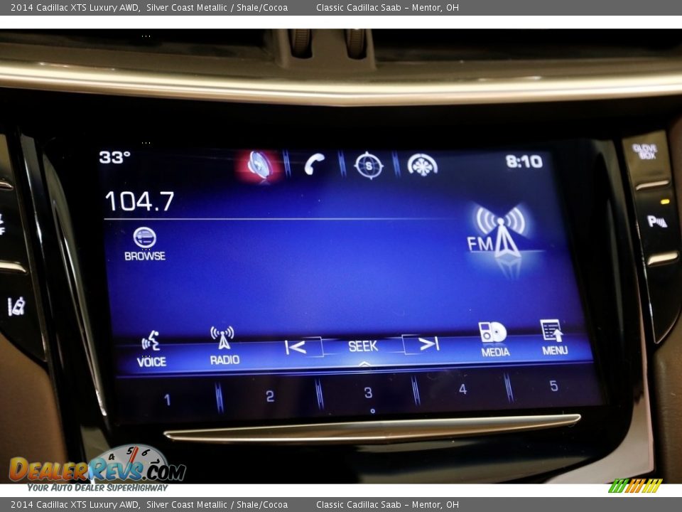 2014 Cadillac XTS Luxury AWD Silver Coast Metallic / Shale/Cocoa Photo #14