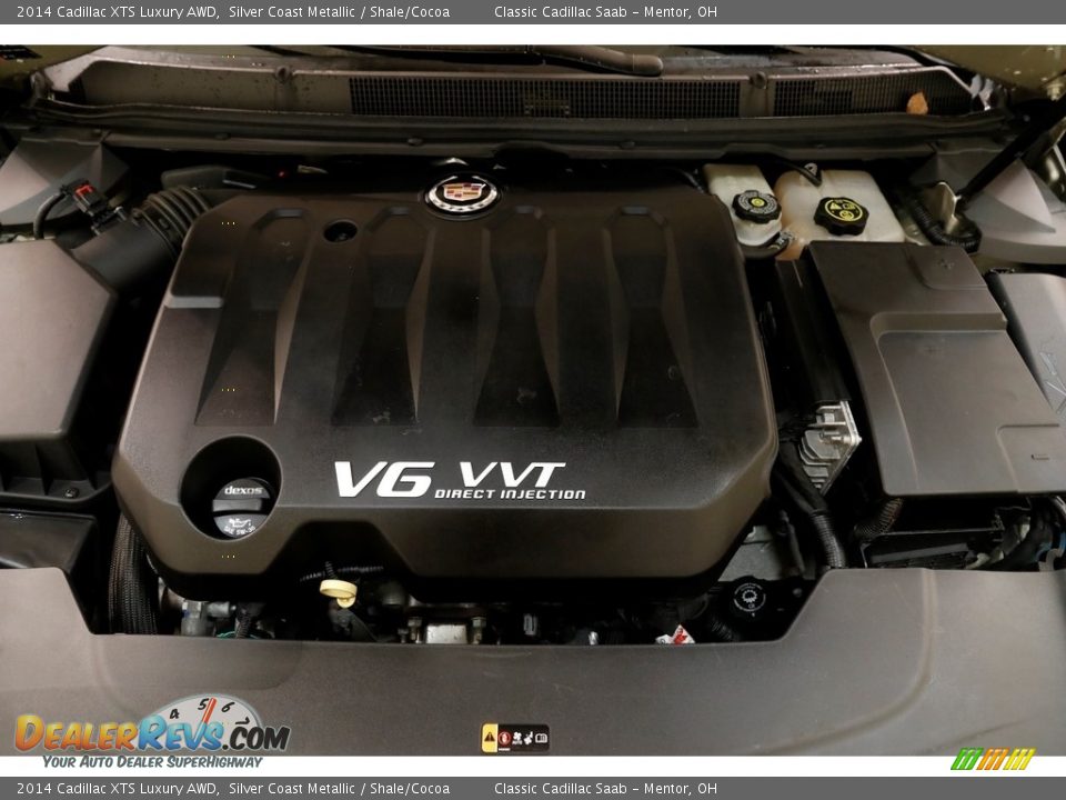 2014 Cadillac XTS Luxury AWD Silver Coast Metallic / Shale/Cocoa Photo #22