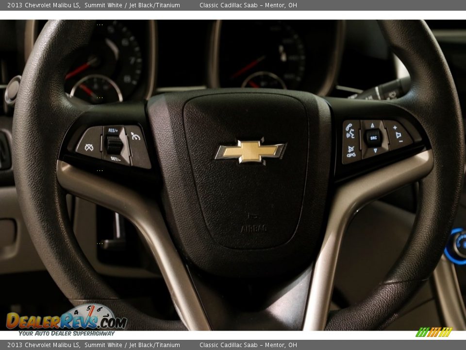 2013 Chevrolet Malibu LS Summit White / Jet Black/Titanium Photo #7