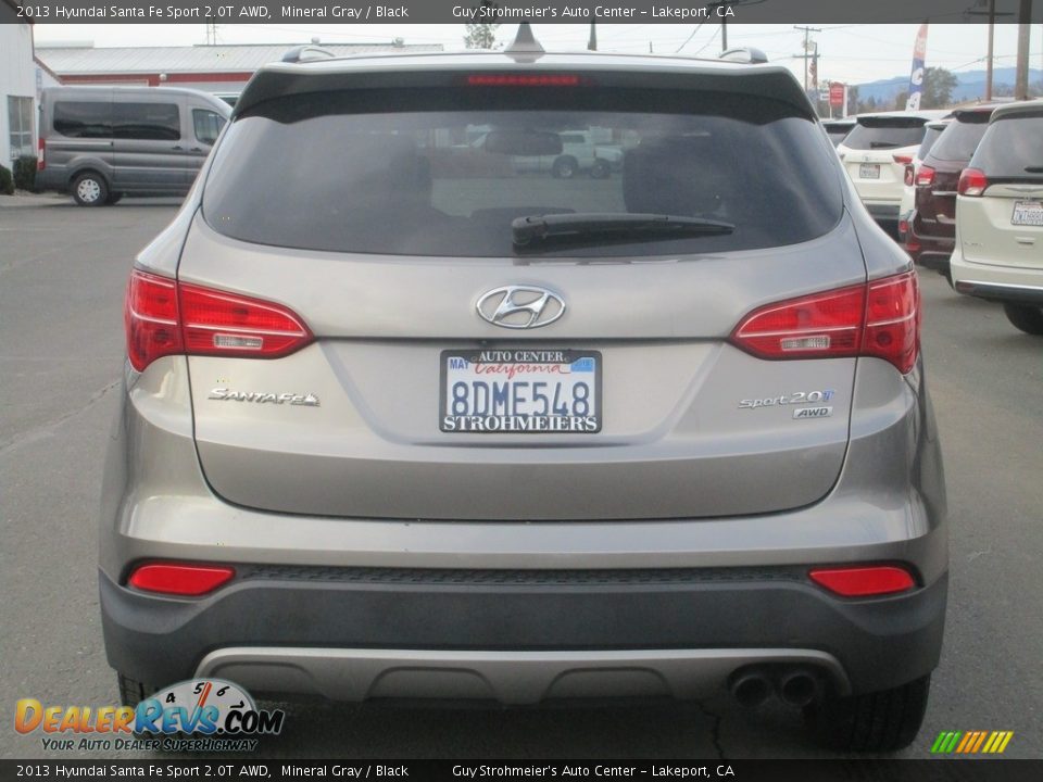 2013 Hyundai Santa Fe Sport 2.0T AWD Mineral Gray / Black Photo #7