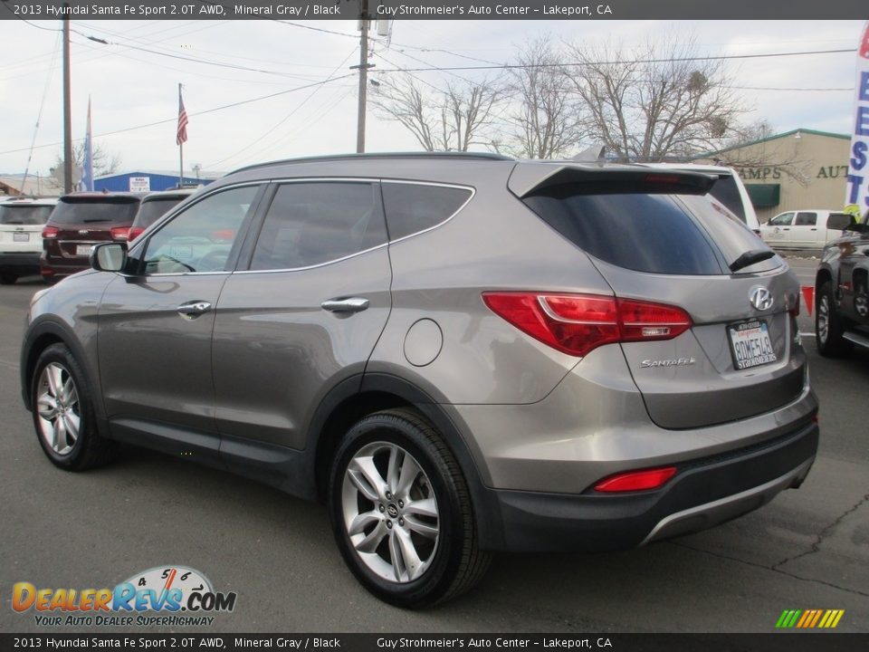 2013 Hyundai Santa Fe Sport 2.0T AWD Mineral Gray / Black Photo #8