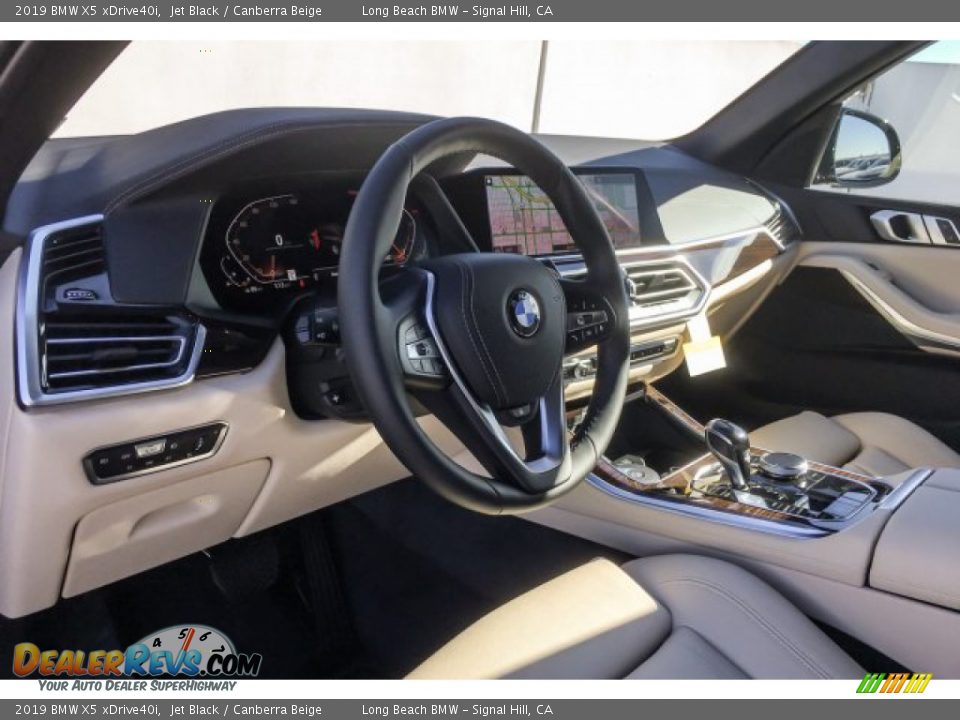 2019 BMW X5 xDrive40i Jet Black / Canberra Beige Photo #4