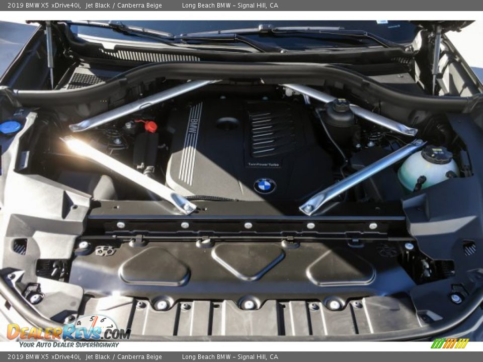 2019 BMW X5 xDrive40i Jet Black / Canberra Beige Photo #8
