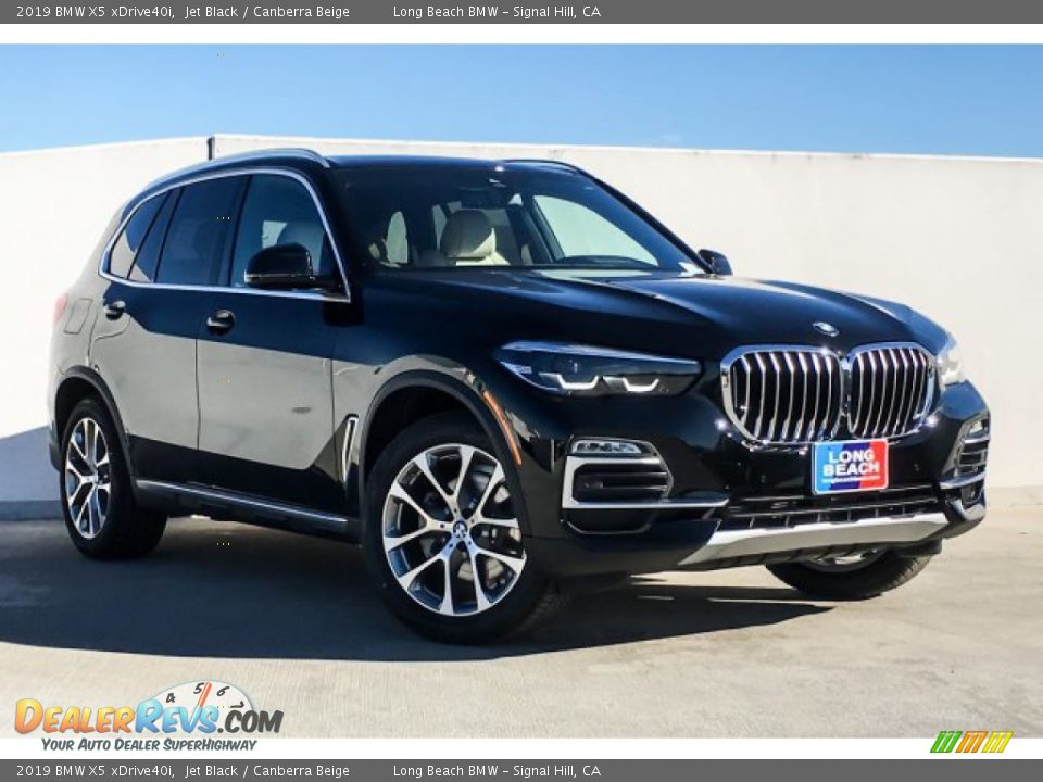 2019 BMW X5 xDrive40i Jet Black / Canberra Beige Photo #12