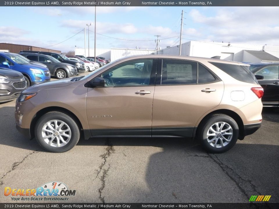 2019 Chevrolet Equinox LS AWD Sandy Ridge Metallic / Medium Ash Gray Photo #2