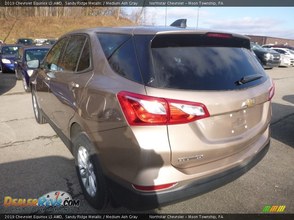 2019 Chevrolet Equinox LS AWD Sandy Ridge Metallic / Medium Ash Gray Photo #3