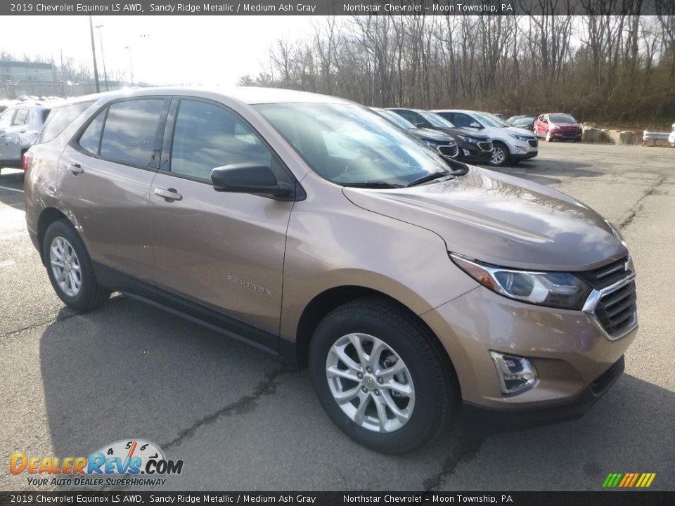 2019 Chevrolet Equinox LS AWD Sandy Ridge Metallic / Medium Ash Gray Photo #7