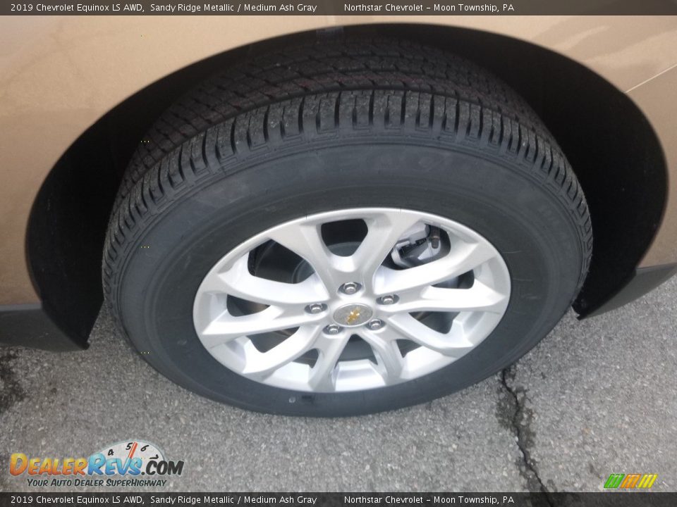 2019 Chevrolet Equinox LS AWD Sandy Ridge Metallic / Medium Ash Gray Photo #9