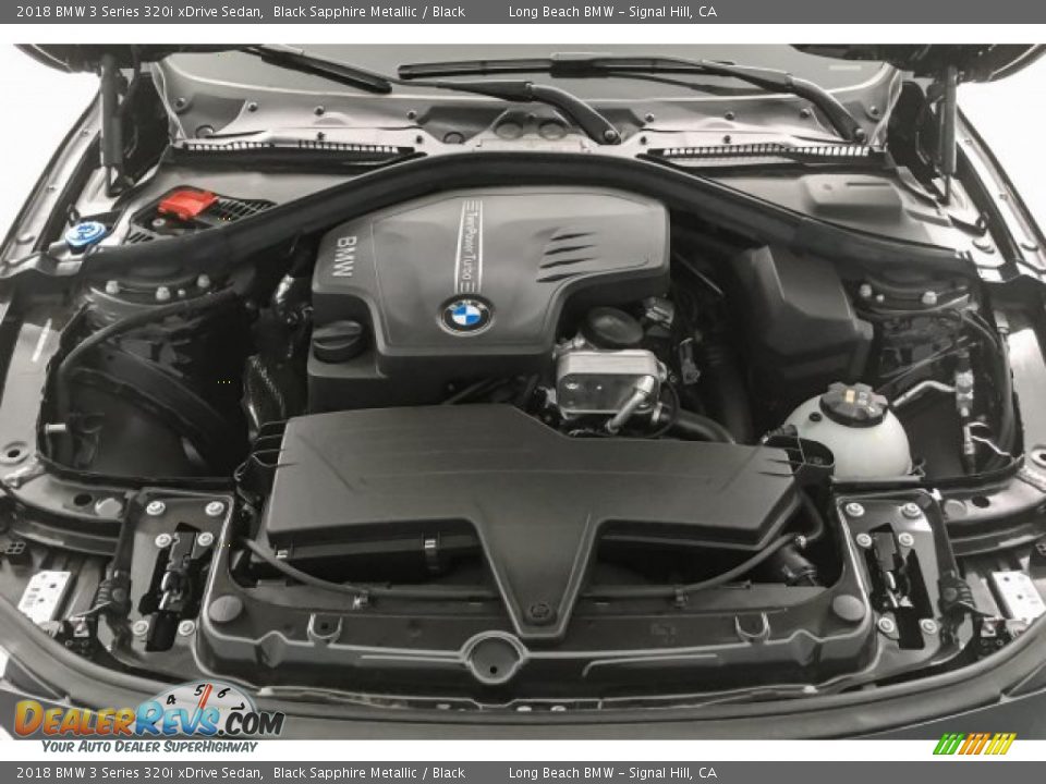 2018 BMW 3 Series 320i xDrive Sedan Black Sapphire Metallic / Black Photo #8