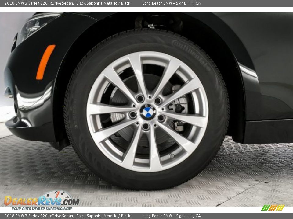 2018 BMW 3 Series 320i xDrive Sedan Black Sapphire Metallic / Black Photo #9