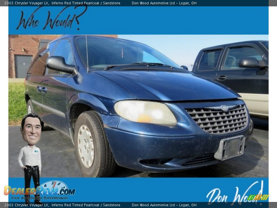 2003 Chrysler Voyager LX Inferno Red Tinted Pearlcoat / Sandstone Photo #1