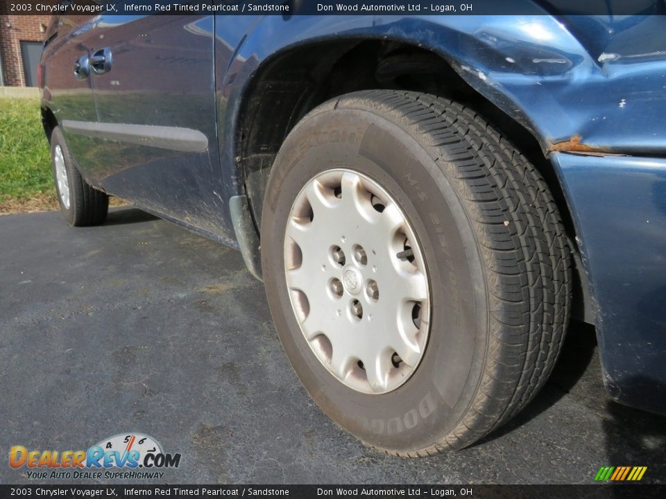 2003 Chrysler Voyager LX Inferno Red Tinted Pearlcoat / Sandstone Photo #2